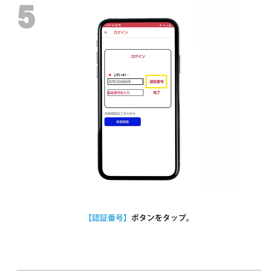 3.ログイン