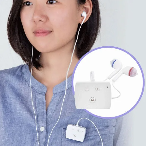 Mimitakara（ミミタカラ）集音器 ーUP-6E52 ｜充電式デジタルポケット型集音器［両耳用］【適応聴力：軽度・中等度】
