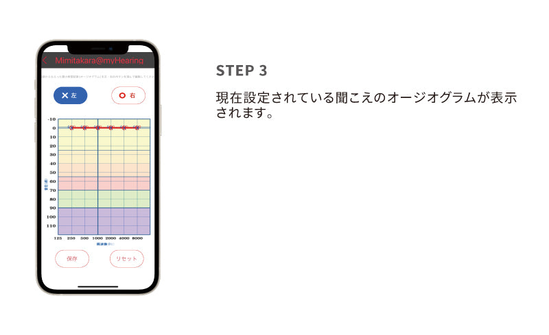 6.オージオグラム入力