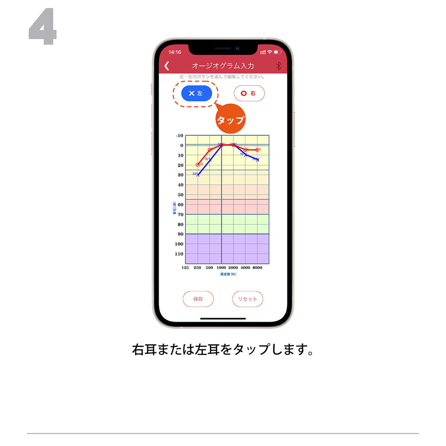 7.オージオグラム入力