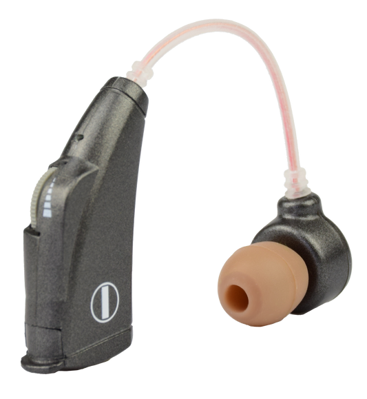Mimitakara（ミミタカラ）集音器 ーUP-6E7 ｜ 電池式アナログ耳かけ型集音器[左右兼用]【適応聴力：軽度】